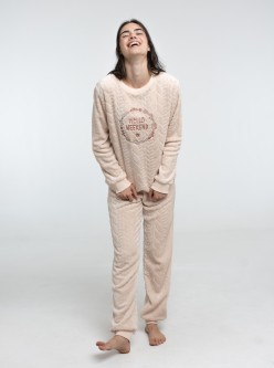 Pijama coralina weekend mujer