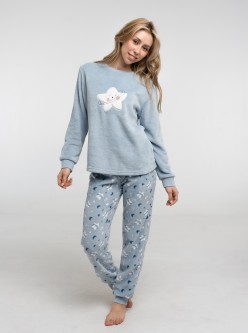 Pijama coralina estrella