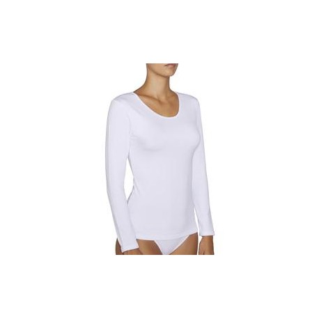 YSABEL MORA - Camiseta térmica blanca 70002 Mujer
