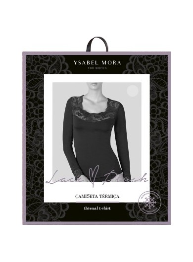 Camiseta Térmica Ysabel Mora - CAMISETAS - Tiendas lenceria  Tu Lenceria  al Mejor Precio en todas las marcas que trabajamos