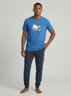 Pijama caballero 3 piezas