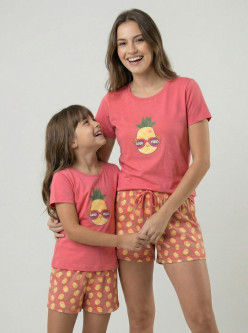 Pijama infantil corto alg. orgánico