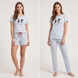 Pijama mujer 3 piezas westy