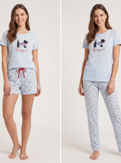 Pijama mujer 3 piezas westy