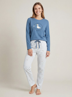 Pijama pato mujer largo