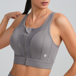 Top deportivo cremallera