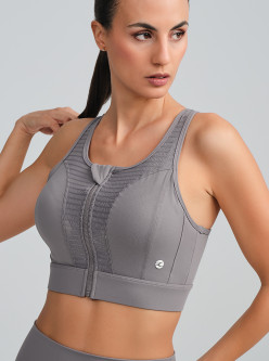 Top deportivo cremallera