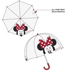 Paraguas transparente Minnie