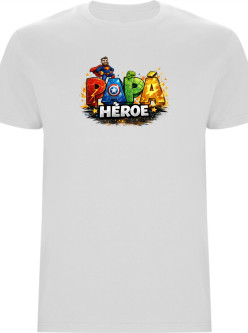 Camiseta papá heroe
