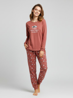 Pijama algodón fino mujer koala