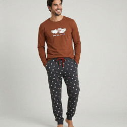 Pijama afelpado caballero oveja baa-lly