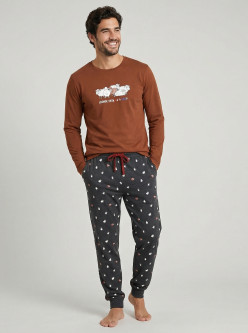 Pijama afelpado caballero oveja baa-lly