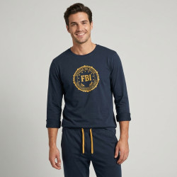 Pijama afelpado caballero FBI