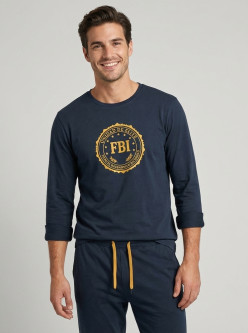 Pijama afelpado caballero FBI