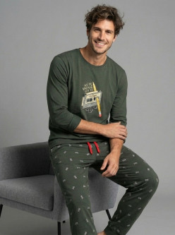 Pijama afelpado caballero cassette