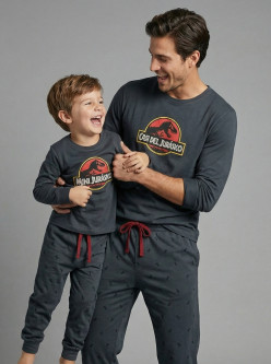 Pijama afelpado niños jurásico