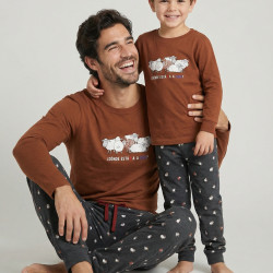 Pijama afelpado niños oveja baally