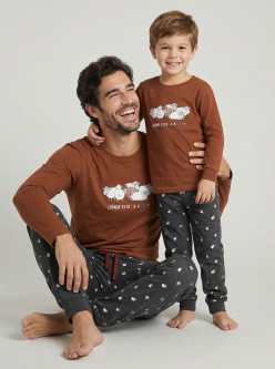 Pijama afelpado niños oveja baally