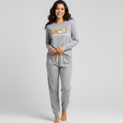 Pijama afelpado mujer Desayuno