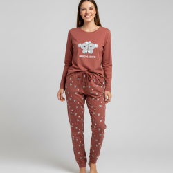 Pijama afelpado mujer Abrazos Gratis