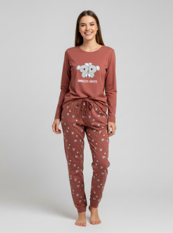 Pijama afelpado mujer Abrazos Gratis