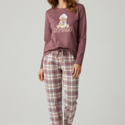 Pijama curvy mujer oso relax