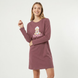 Camisón afelpado mujer oso relax