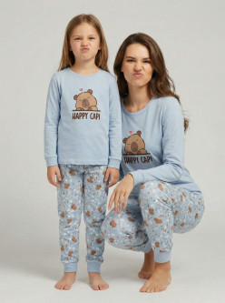 Pijama afelpado niños capibara