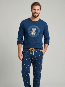 Pijama algodón fino caballero