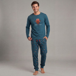 Pijama algodón fino caballero