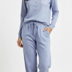Pijama algodón fino mujer